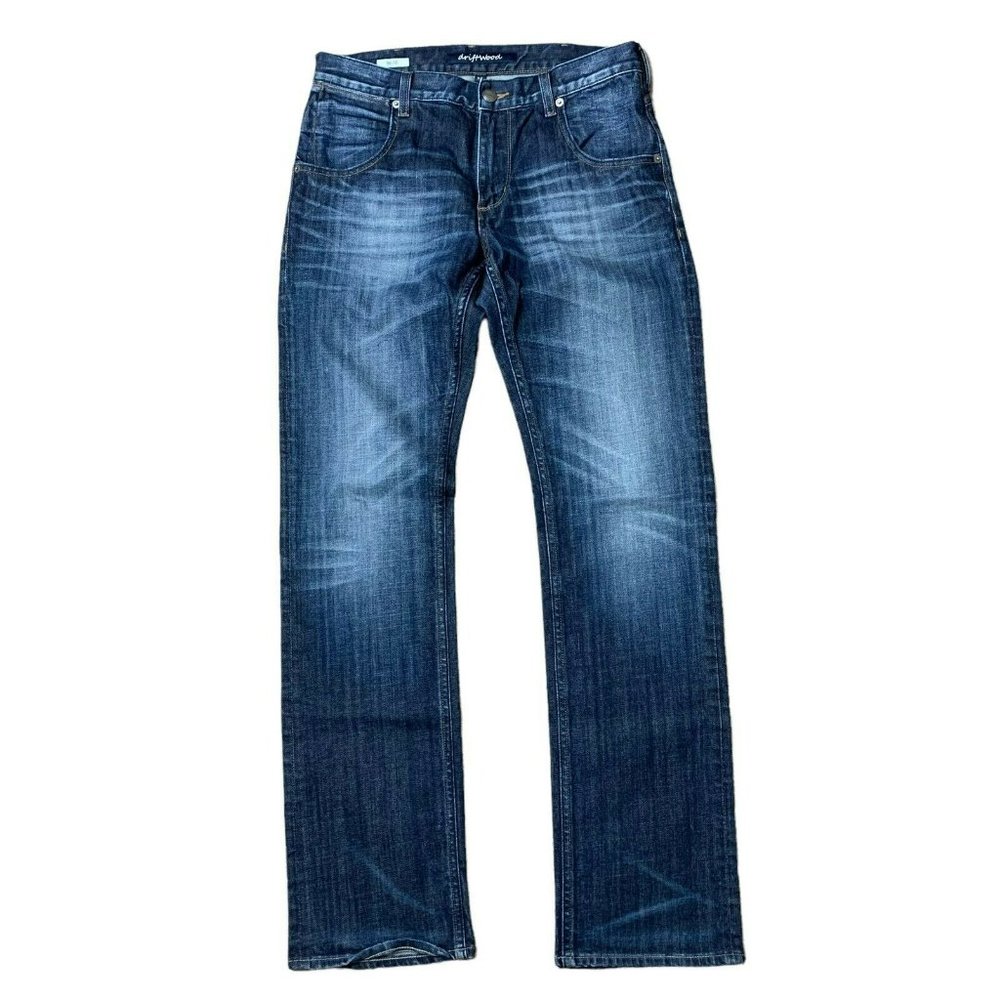 Driftwood Brad Men’s Sz 31 Straight Leg Stretch Jean Denim Jeans Distressed M203 - Picture 2 of 11